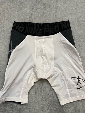 Nike Pro Hyperstrong Baseball Sliding Shorts Black 689284-101 Boy's Size Large